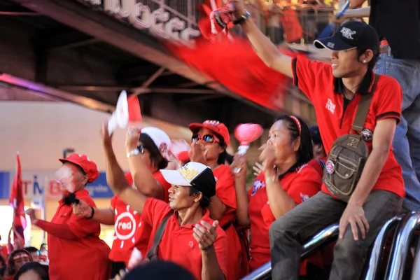 BANGKOK - NOV 19: Manifestazione della protesta delle camicie rosse - Thailandia — Foto Stock