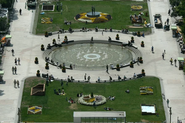 Odori park, sapporo city, Japonya — Stok fotoğraf