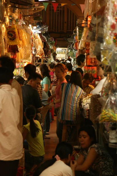 Ben thanh markt, ho chi minh, vietnam — Stockfoto