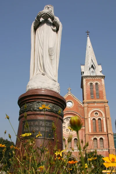 ノートルダム大聖堂、ホー ・ チ ・ ミン、ベトナム — ストック写真