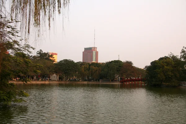 Lago Hoan Kiem, Hanoi — Foto Stock