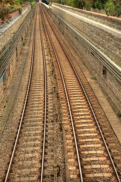 Tracce del treno — Foto Stock