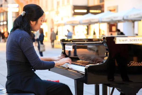 Pianista Soryang a Vienna, Austria — Foto Stock
