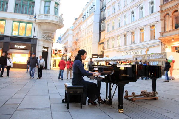 Pianist Soryang in Vienna, Austria — Stock Photo, Image