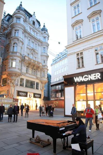 Pianist soryang in wien, Österreich — Stockfoto