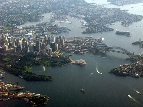 Arial weergave - sydney, Australië — Stockfoto
