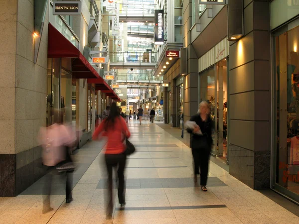 Drukke stad straat - sydney, Australië — Stockfoto