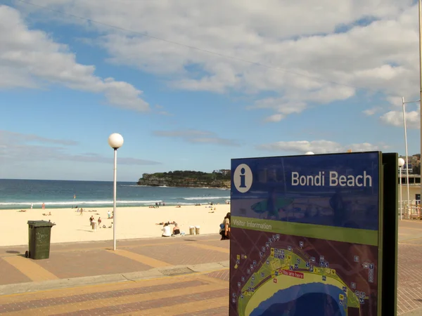 Bondi beach, sydney, Austrálie — Stock fotografie