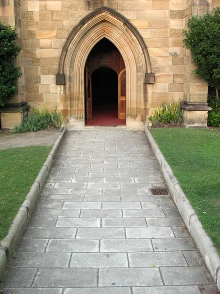 Kostel - skály, sydney, Austrálie — Stock fotografie