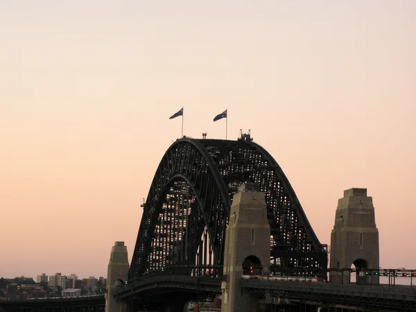 Přístavní most - skály, sydney, Austrálie — Stock fotografie