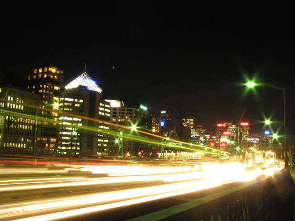 City Night Blur - Sydney, Australia — Foto Stock