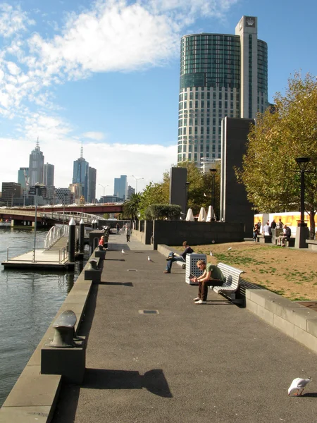 Southbank, melbourne, Australië — Stockfoto