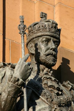 Edward heykel - kral kings etki, melbourne, Avustralya