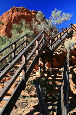Çelik merdiven-krallar Kanyon, watarrka milli park, Avustralya