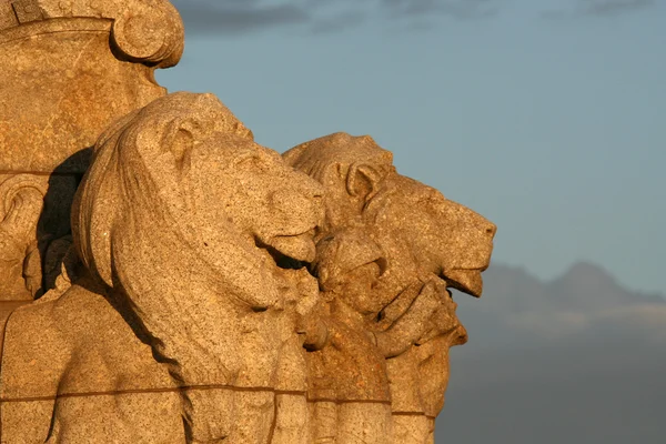 Статуя Лиона - Royal Shrine, Мельбурн, Австралия — стоковое фото