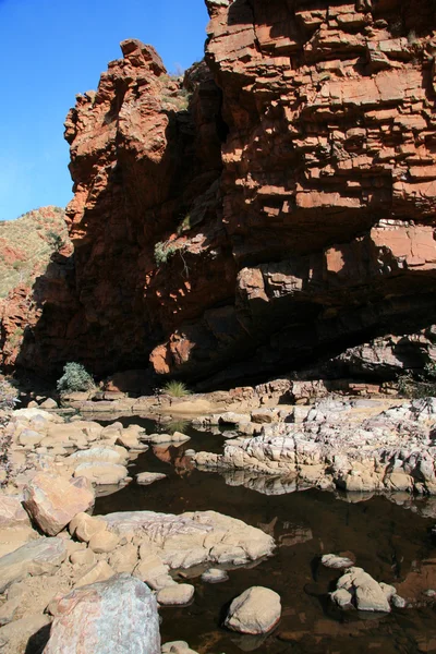 River - ormiston gorge, australien — Stockfoto