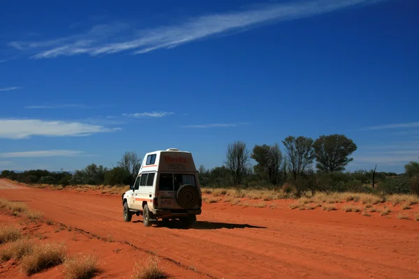 Offroad i öknen - den röda centre, Australien — Stockfoto