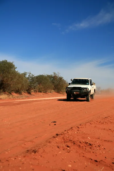 Offroad i öknen - den röda centre, Australien — Stockfoto