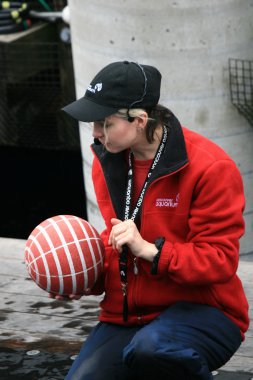 katil balina gösterisi - vancouver Akvaryumu, vancouver, Kanada