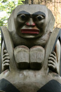 bir korkuluk - capilano Asma Köprüsü, vancouver, Kanada