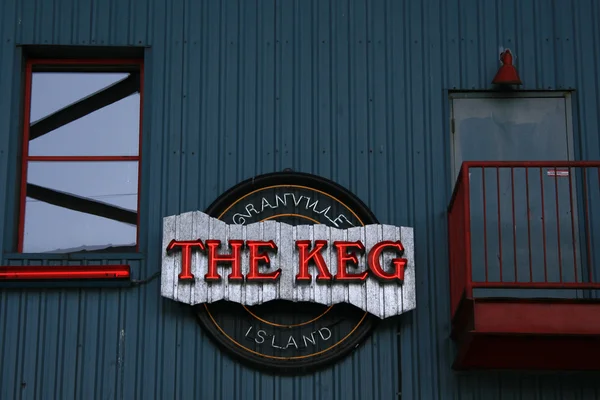 Granville island, vancouver, Kanada — Stock fotografie