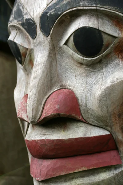 Totem pole - capilano visutý most, vancouver, Kanada — Stock fotografie