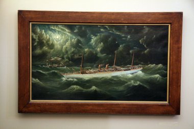 gemi boyama - m.ö. Deniz Müzesi, victoria, bc, Kanada