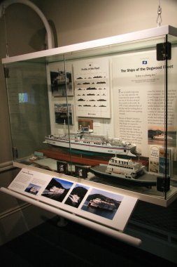 model gemi - m.ö. Deniz Müzesi, victoria, bc, Kanada