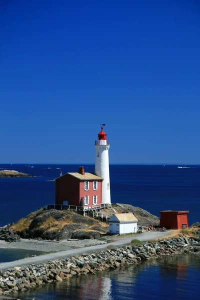 Faro de Fisgard, Victoria, BC, Canadá — Foto de Stock