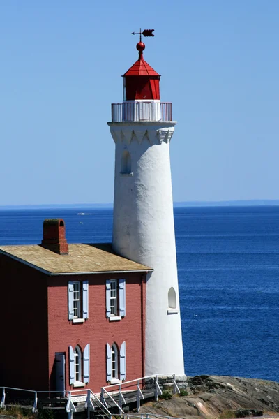 Fisgard deniz feneri, victoria, bc, Kanada — Stok fotoğraf