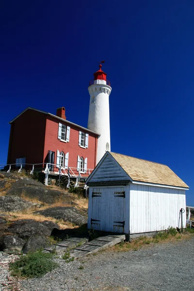 Fisgard maják, victoria, bc, Kanada — Stock fotografie