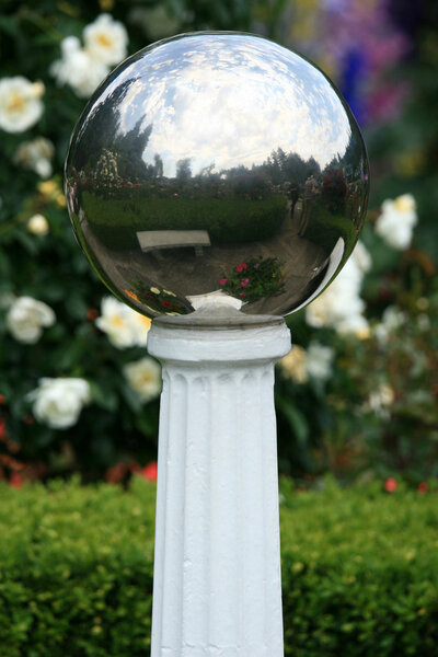 Glass Ball - Butchart Gardens, Victoria, BC, Canada