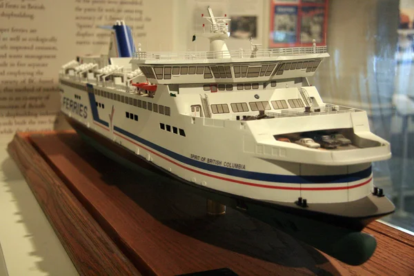 Modell fartyg - bc maritima museum, victoria, bc, Kanada — Stockfoto