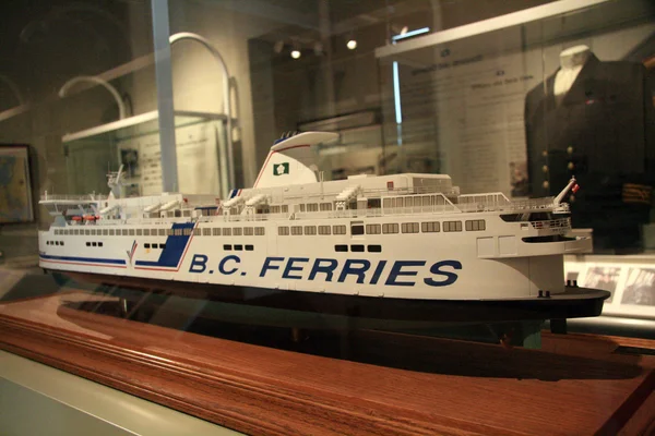Nave modello BC Maritime Museum, Victoria, BC, Canada — Foto Stock