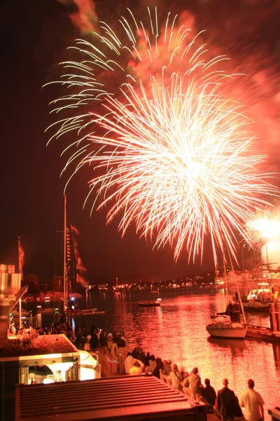 Fogos de artifício, Victoria, BC, Canadá — Fotografia de Stock