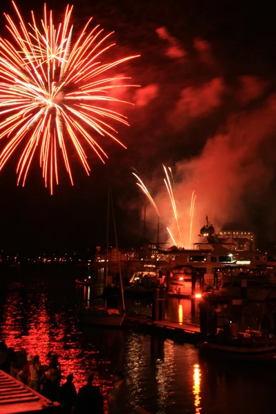 Fireworks, victoria, bc, Kanada — Stok fotoğraf