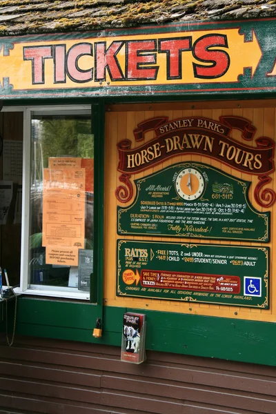 Horse Drawn Tours - Stanley Park, Canada — Stock Photo, Image