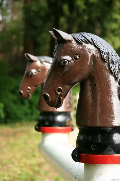 Statua del cavallo Stanley Park, Vancouver, BC, Canada — Foto Stock