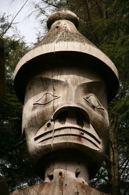 bir korkuluk - Müzesi antropoloji, vancouver, bc, Kanada