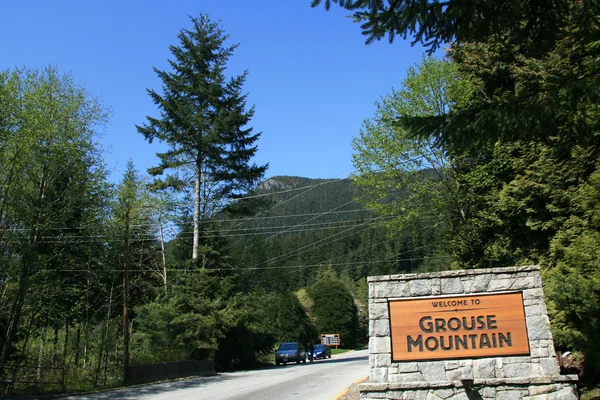 Grouse mountain, vancouver, bc, Kanada — Stock fotografie