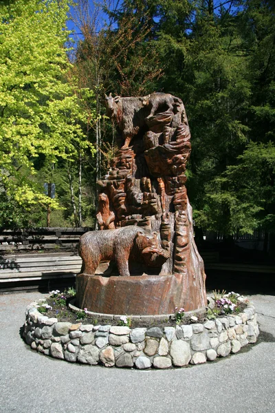 Statue - Grouse Mountain, Vancouver, BC, Canada — Foto Stock