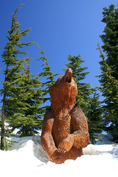 Estátuas - Grouse Mountain, Vancouver, BC, Canadá — Fotografia de Stock