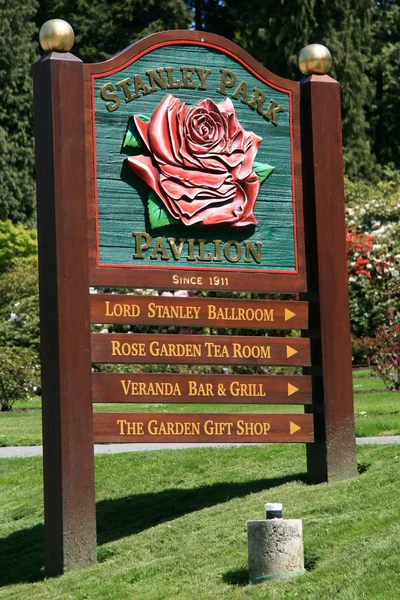 Pavilion in Stanley Park, Vancouver, Bc, Canada — Stockfoto