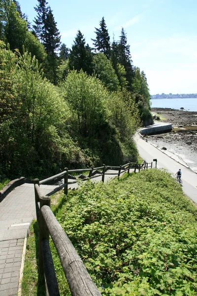 Seawall - Stanley Park, Vancouver, Kanada — Stock Fotó