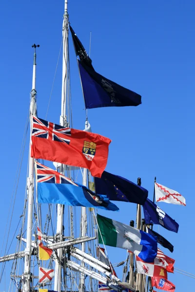 Flags - Victoria, BC, Canada — Stock Photo, Image