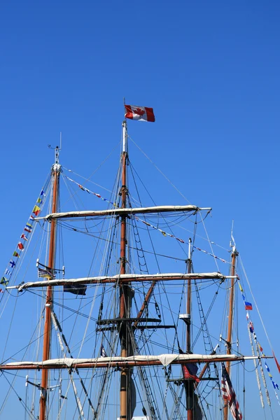 Stará staromódní loď - přístavní, victoria, bc, Kanada — Stock fotografie