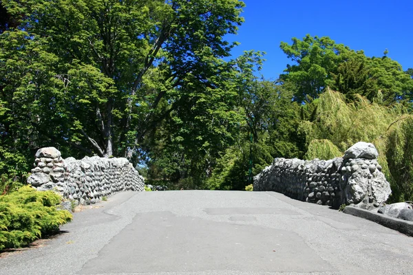 Stone Bridge - Beacon Hill Park, Victoria, BC, Canada — Stock Photo, Image