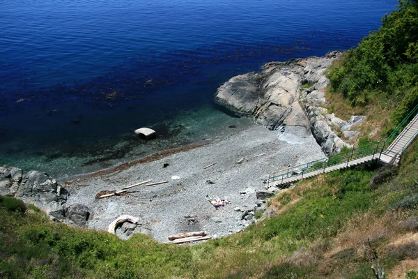 Secret Bay - Küste, Victoria, BC, Kanada — Stockfoto