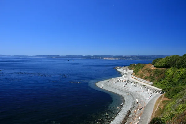 秘密の湾 - 海岸線、ビクトリア、bc 州、カナダ — ストック写真