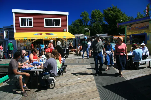 Fishermans Wharf, Victoria, BC, Canadá — Fotografia de Stock